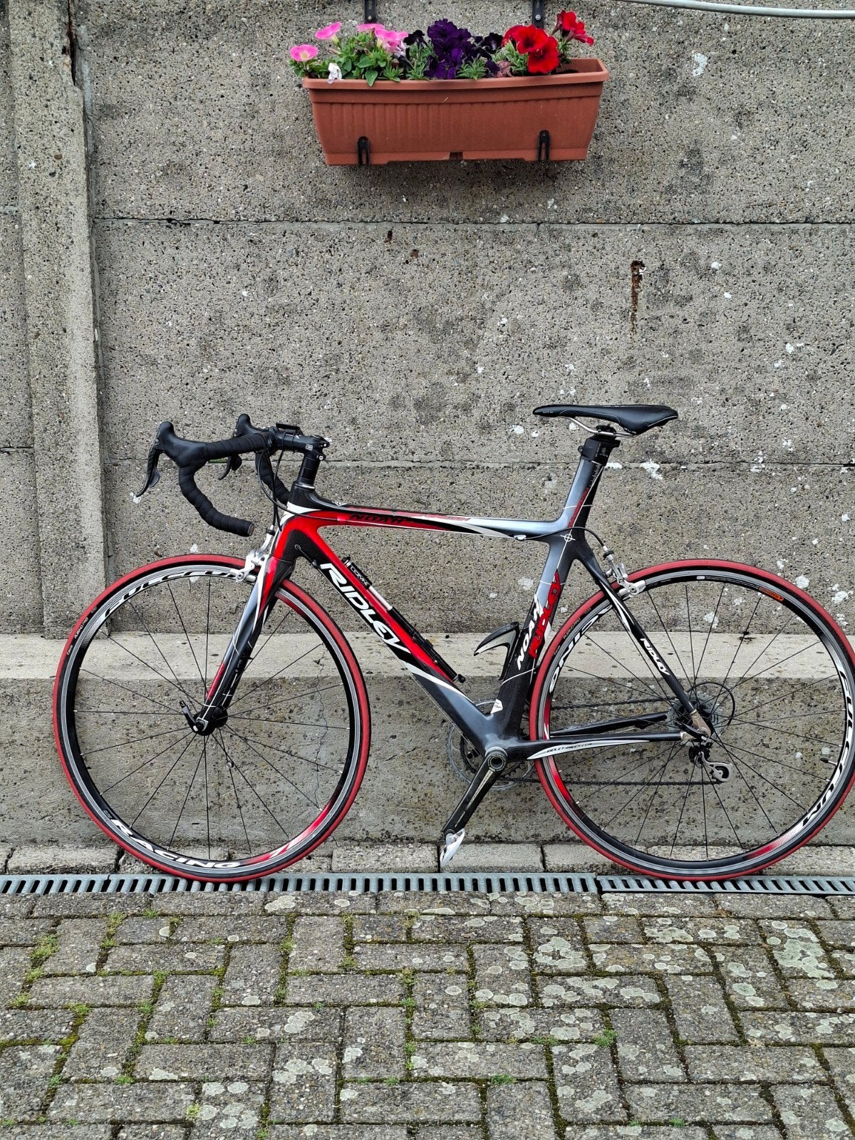 Mooie Ridley koersfiets Carbon frame 66cm wielmaat 70cm, Enlèvement, Carbone