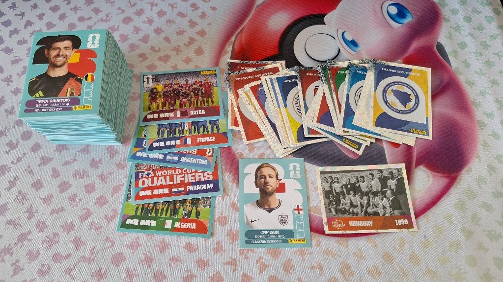PANINI WK 2026 dubbele stickers!, Enlèvement ou Envoi, Neuf, Plusieurs autocollants