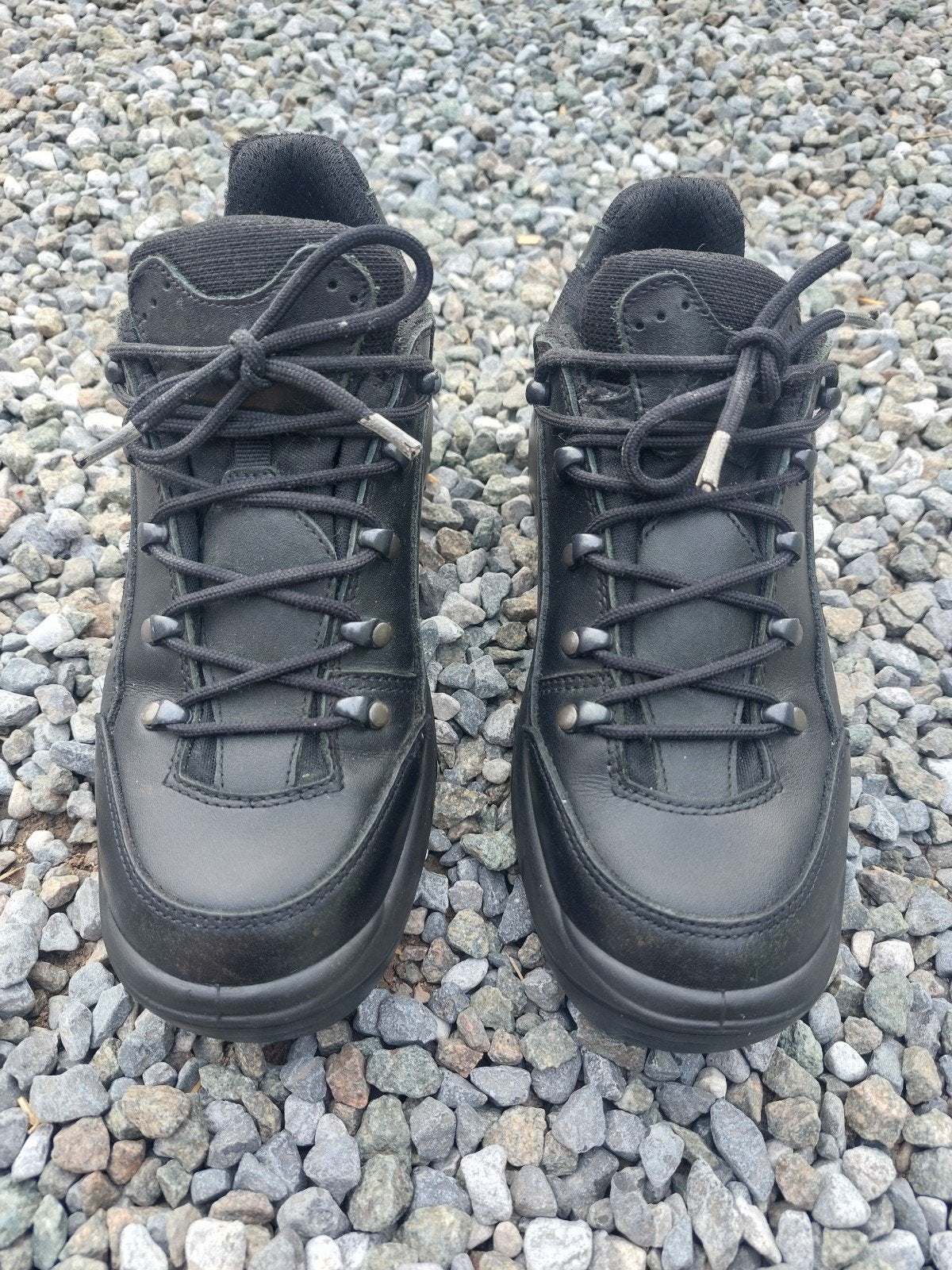 Lowa Renegade Low GTX 41.5 ou 7.5 en Cuir Gore-Tex noir liss, Enlèvement ou Envoi, Utilisé, Chaussures