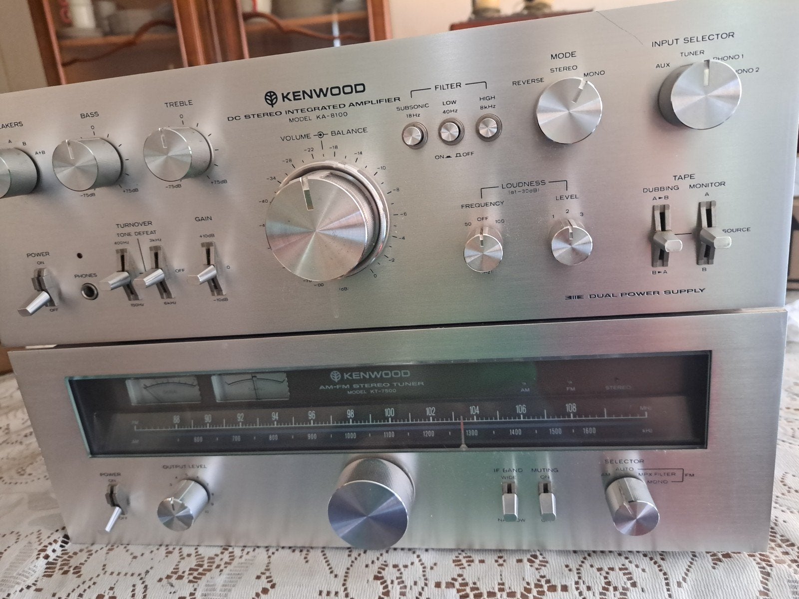 ampli et tuner kenwood, TV, Hi-fi & Vidéo, Enlèvement