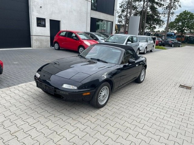 Mazda MX5 1.6I NA, Miata, Leder, Tonneau cover, Oldtimer,BBS, Achterwielaandrijving, Beige, 4 cilinders, Cabriolet
