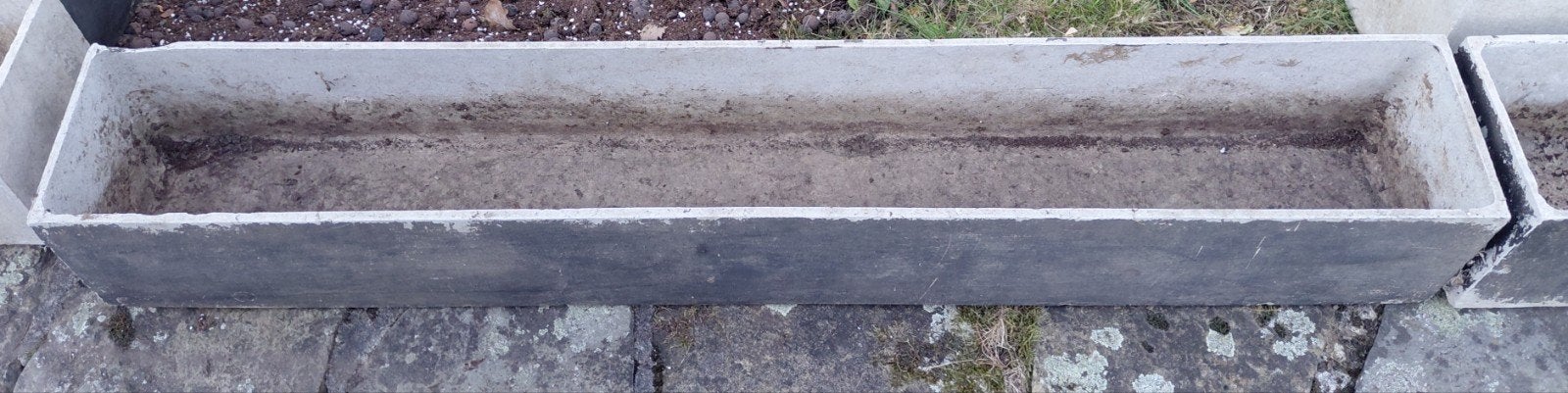 Bac à fleurs/jardinière en béton 80 cm, Ophalen, Gebruikt, 60 tot 100 cm, Beton