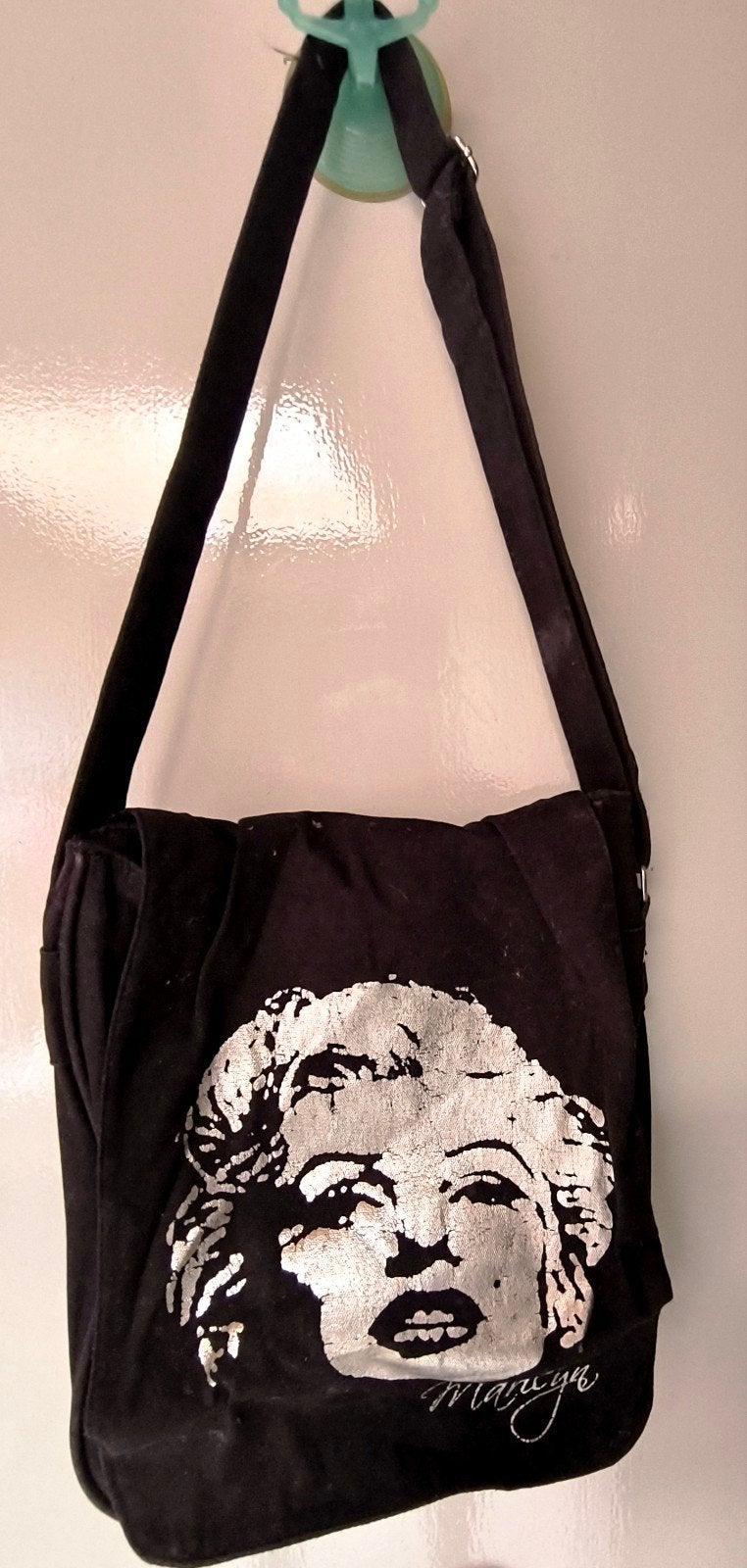 Sac besace Marylin., Enlèvement ou Envoi, Comme neuf, Noir, Autres marques