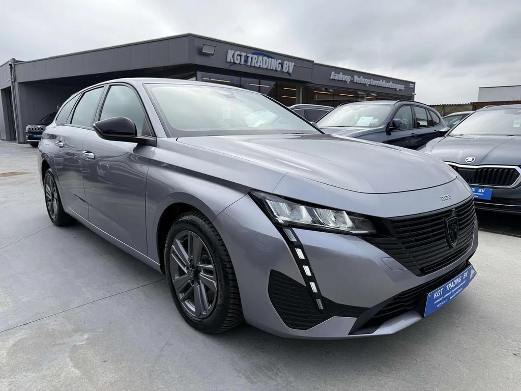 Peugeot 308 SW 1.2i AUTOMAAT FULL LED NAVIGATIE CARPLAY DAB, Argent ou Gris, Achat, Entreprise, 5 portes