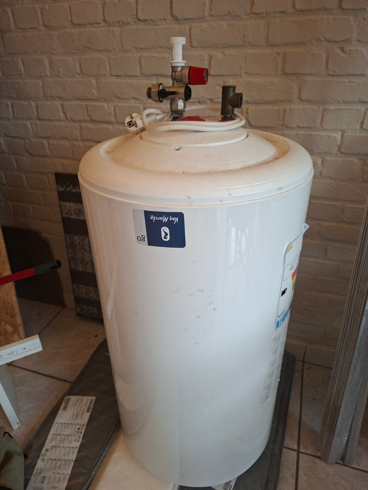 Elektrische boiler 80L, Bricolage & Construction, Chauffe-eau & Boilers, Enlèvement, Boiler