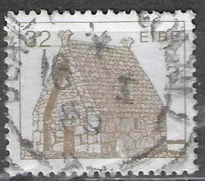 Irlande 1986 - Yvert 594 - Église Saint MacDara - 32 p. (ST), Envoi, Affranchi