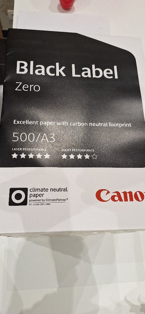 Canon Black Label Zero A3 papier, Ophalen, Nieuw