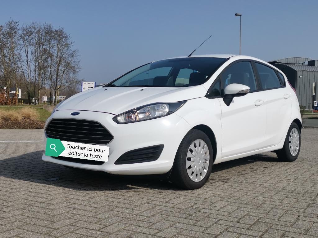 Ford fiesta 1.6l diesel jaar 07/2014, Auto's, Voorwielaandrijving, Euro 5, Stof, Zwart