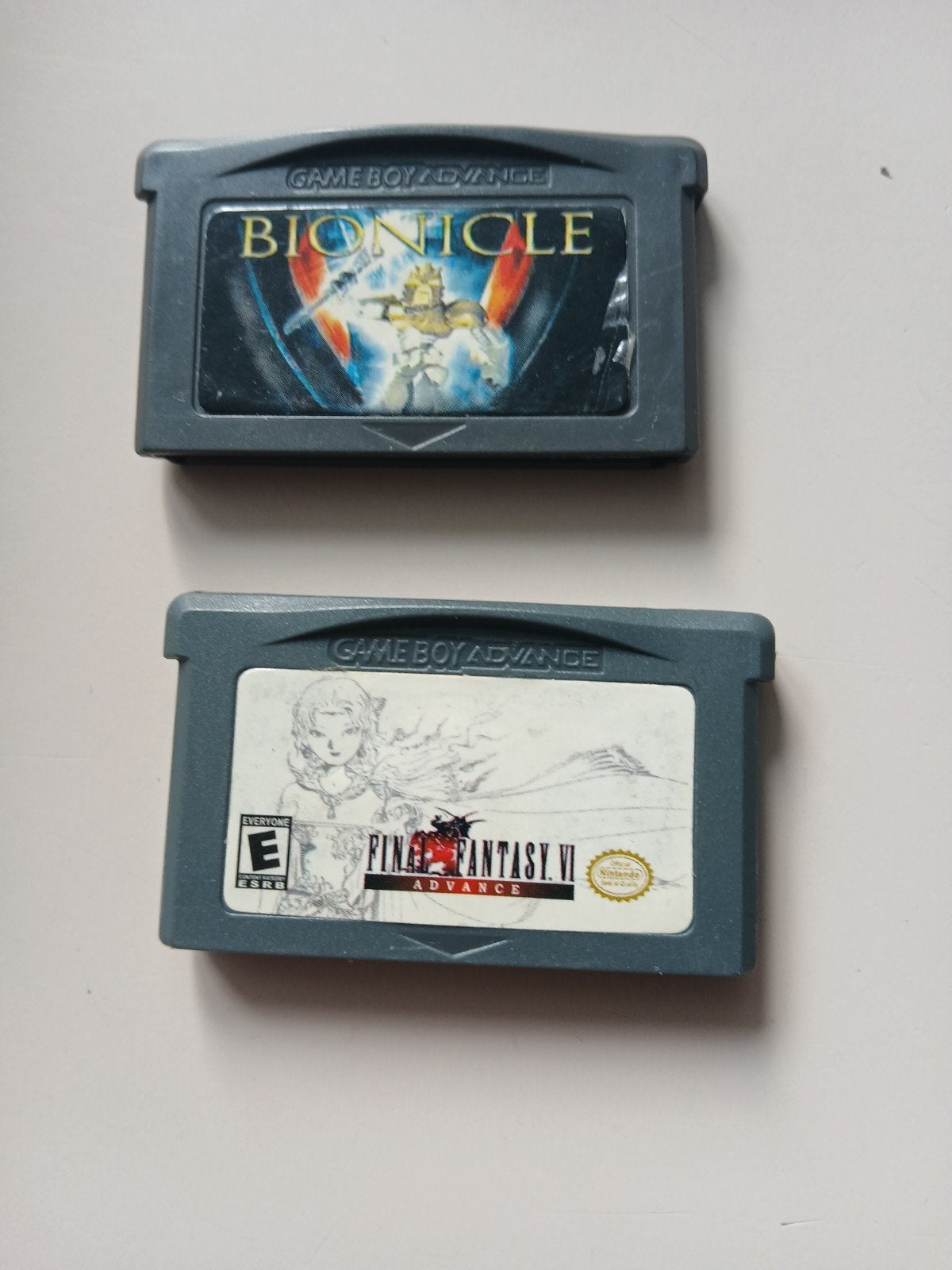 jeux gba, Enlèvement ou Envoi