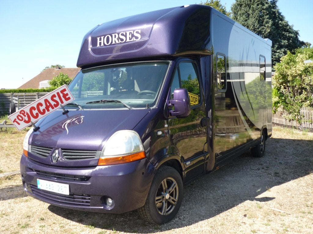 paarden camionette, Ophalen