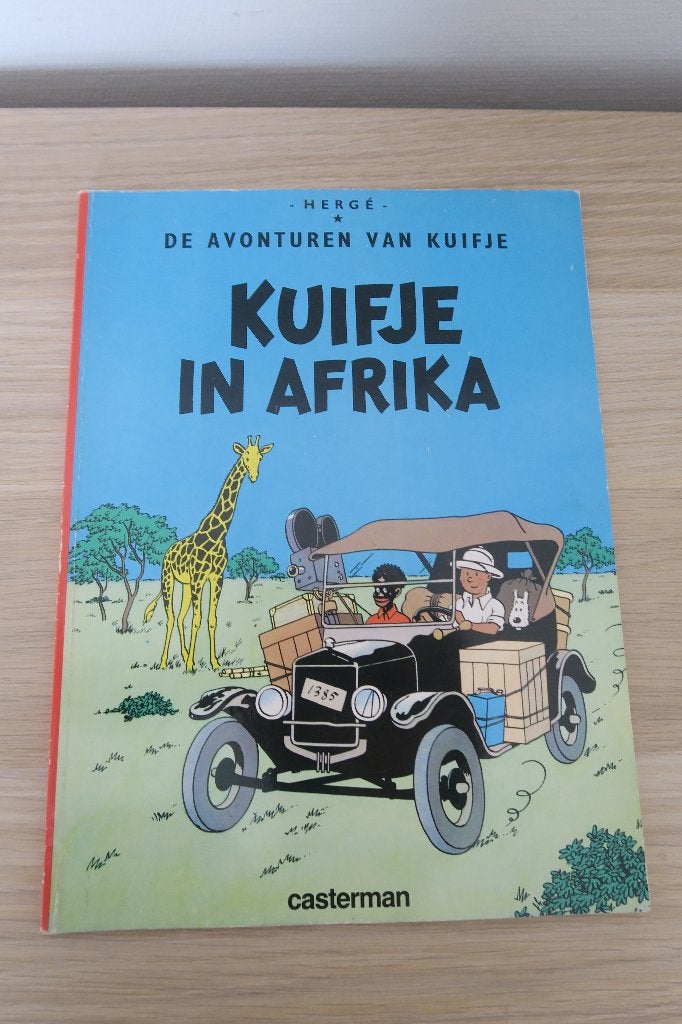 Kuifje in Afrika - Hergé, Boeken, Gelezen, Eén stripboek, Ophalen of Verzenden, Herge