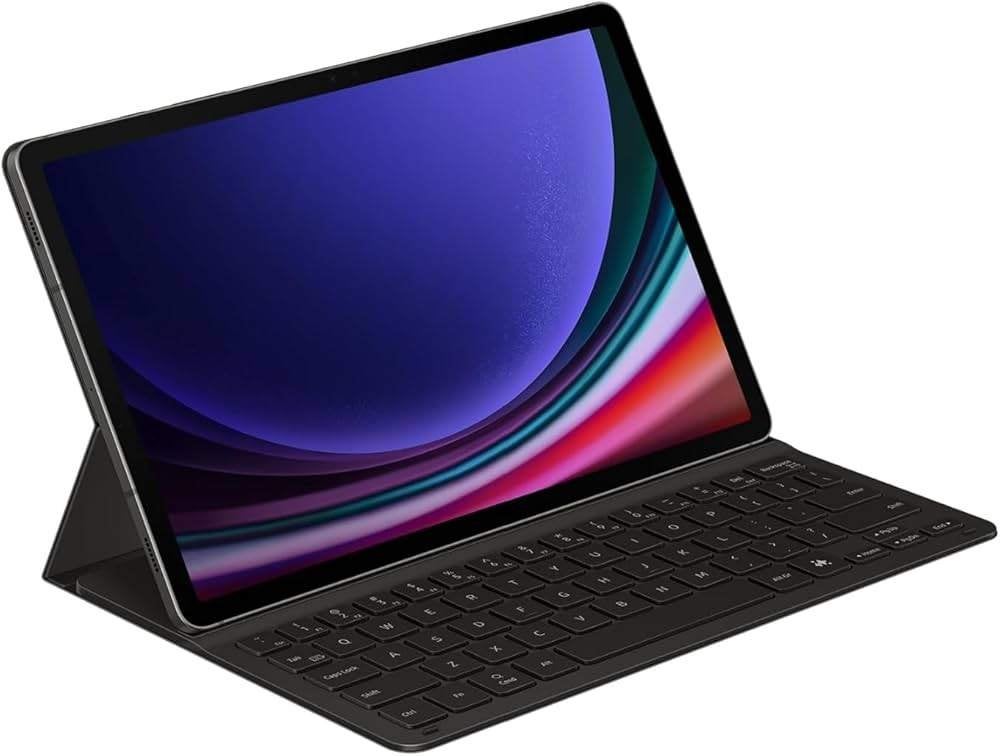 Samsung Galaxy Tab S9 FE 256GB Wifi + azerty book cover, Informatique & Logiciels, Android Tablettes, Samsung galaxy tablet, 11 pouces