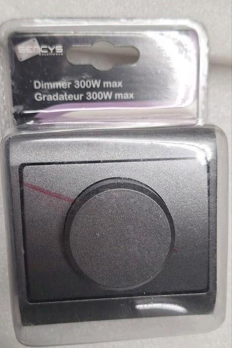 Sencys Draaidimmer 300W - Antraciet (Nieuw in verpakking), Huis en Inrichting, Verzenden