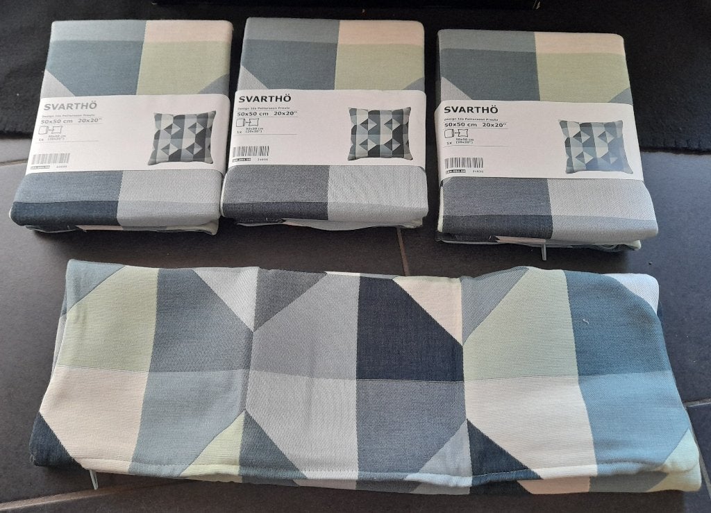 4 NIEUWE kussenslopen met ritssluiting – Svarthö (IKEA), Huis en Inrichting, Slaapkamer | Beddengoed, Nieuw, Hoeslaken of Sloop