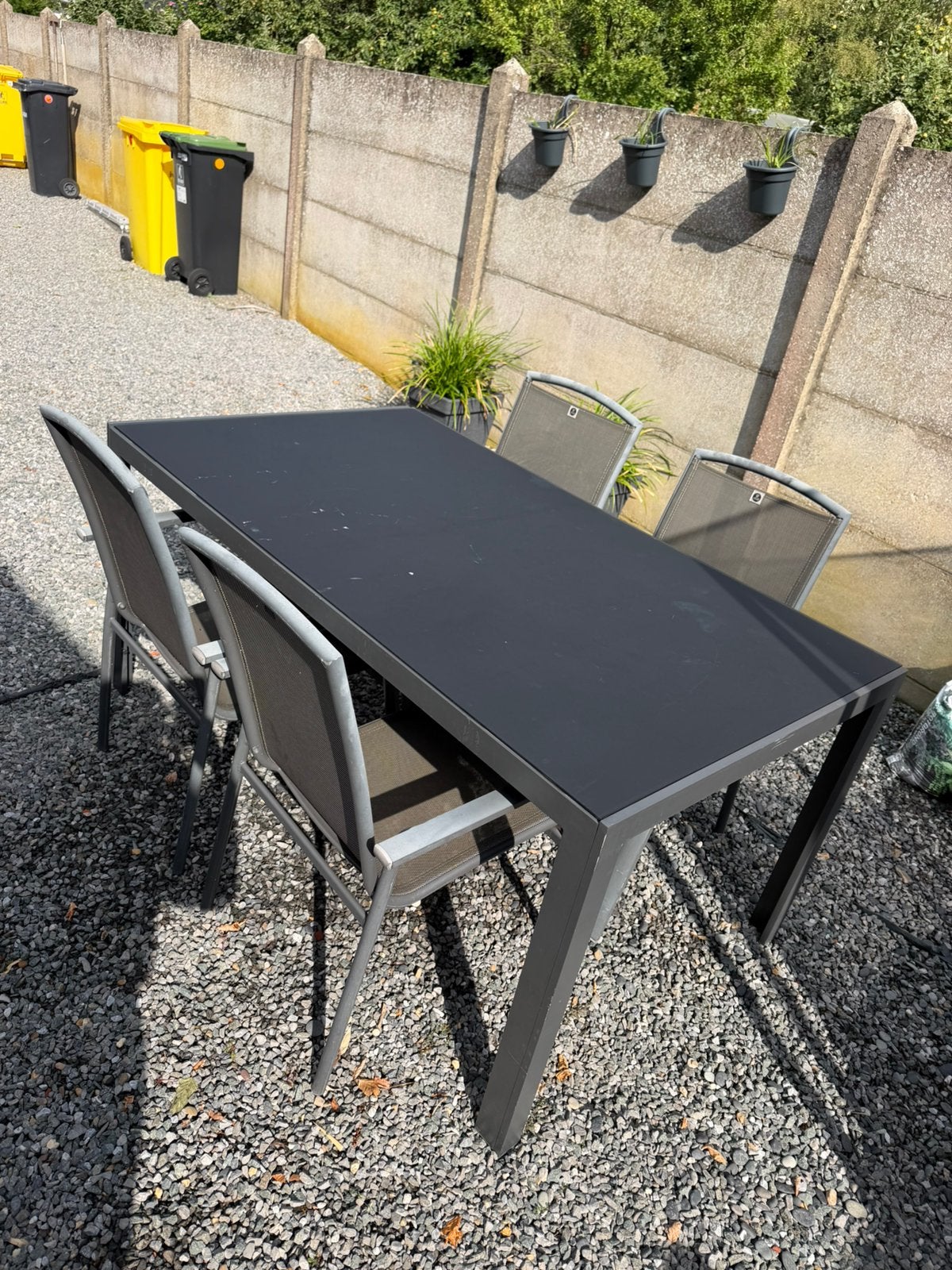 Tuinset, Tuin en Terras, Ophalen, 4 zitplaatsen, Gebruikt, Stoel