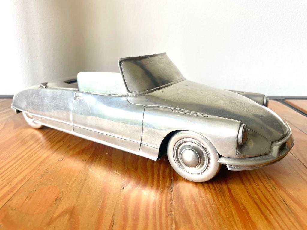 Rare modèle réduit Citroën DS cabriolet en étain vintage, Enlèvement ou Envoi, Comme neuf, Voiture, Autres marques