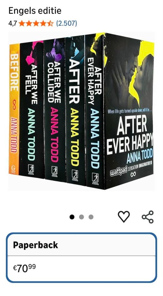 After Anna Todd, Boeken, Ophalen of Verzenden