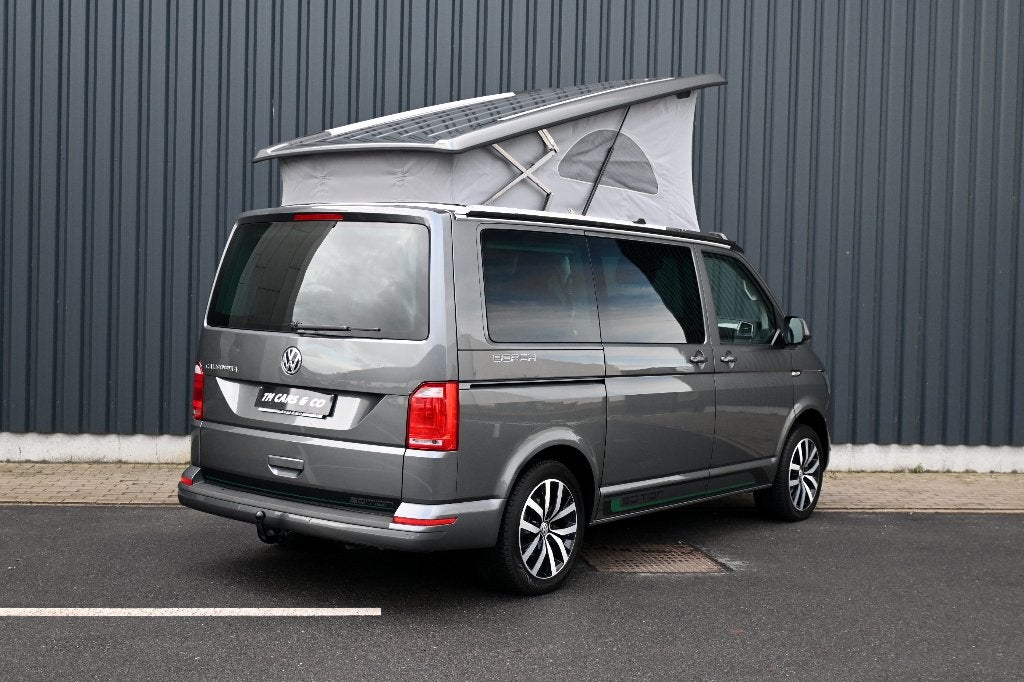 Vw T6 California Beach 205Pk-DSG-7zit-4slaap-webasto, ACC,Tr, Auto's, Monovolume, 4 cilinders, 2500 kg, Bedrijf