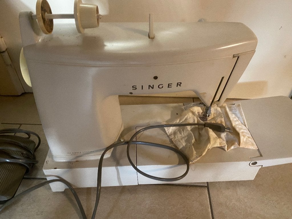 naaimachine - singer 744, Ophalen of Verzenden, Gebruikt, Naaimachine, Singer