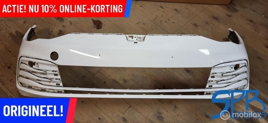 VOORBUMPER VW GOLF 8 VIII VOOR Bumper 5H0807221H LC9A KRASJE, Gebruikt, Volkswagen, Ophalen of Verzenden, Volkswagen