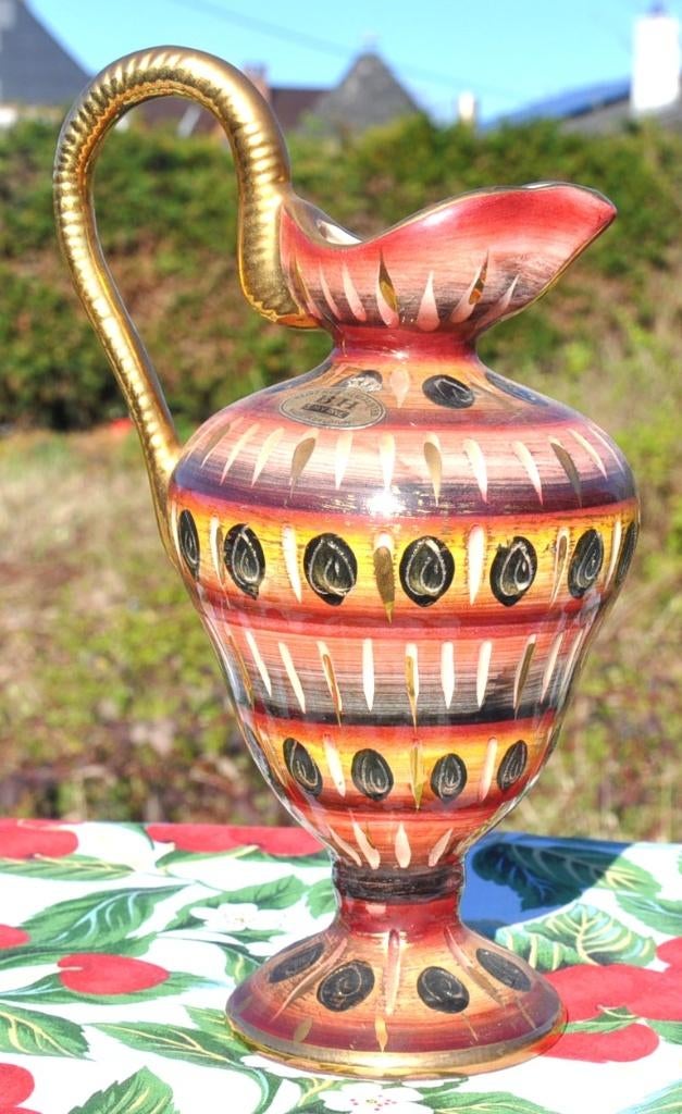 vase aiguière faience bequet smyrne n274, Enlèvement ou Envoi