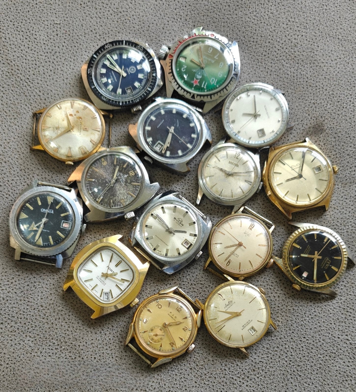 Lot montres vintage, Bijoux, Sacs & Beauté, Enlèvement ou Envoi