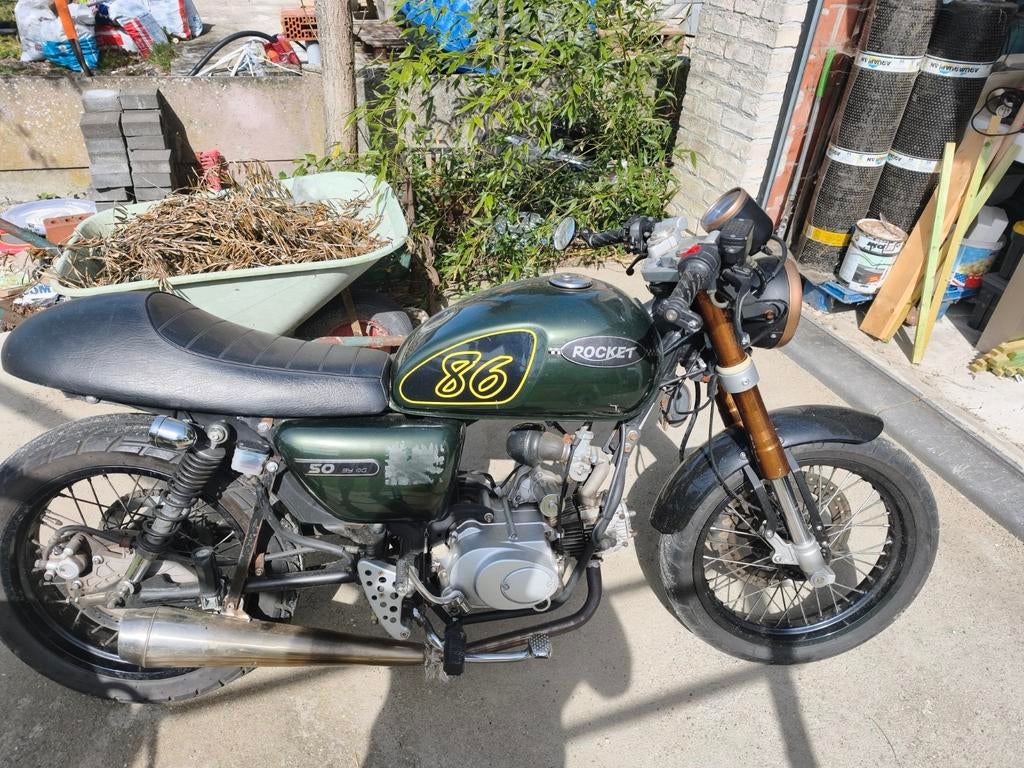 Mooie cafe racer, Fietsen en Brommers, Ophalen