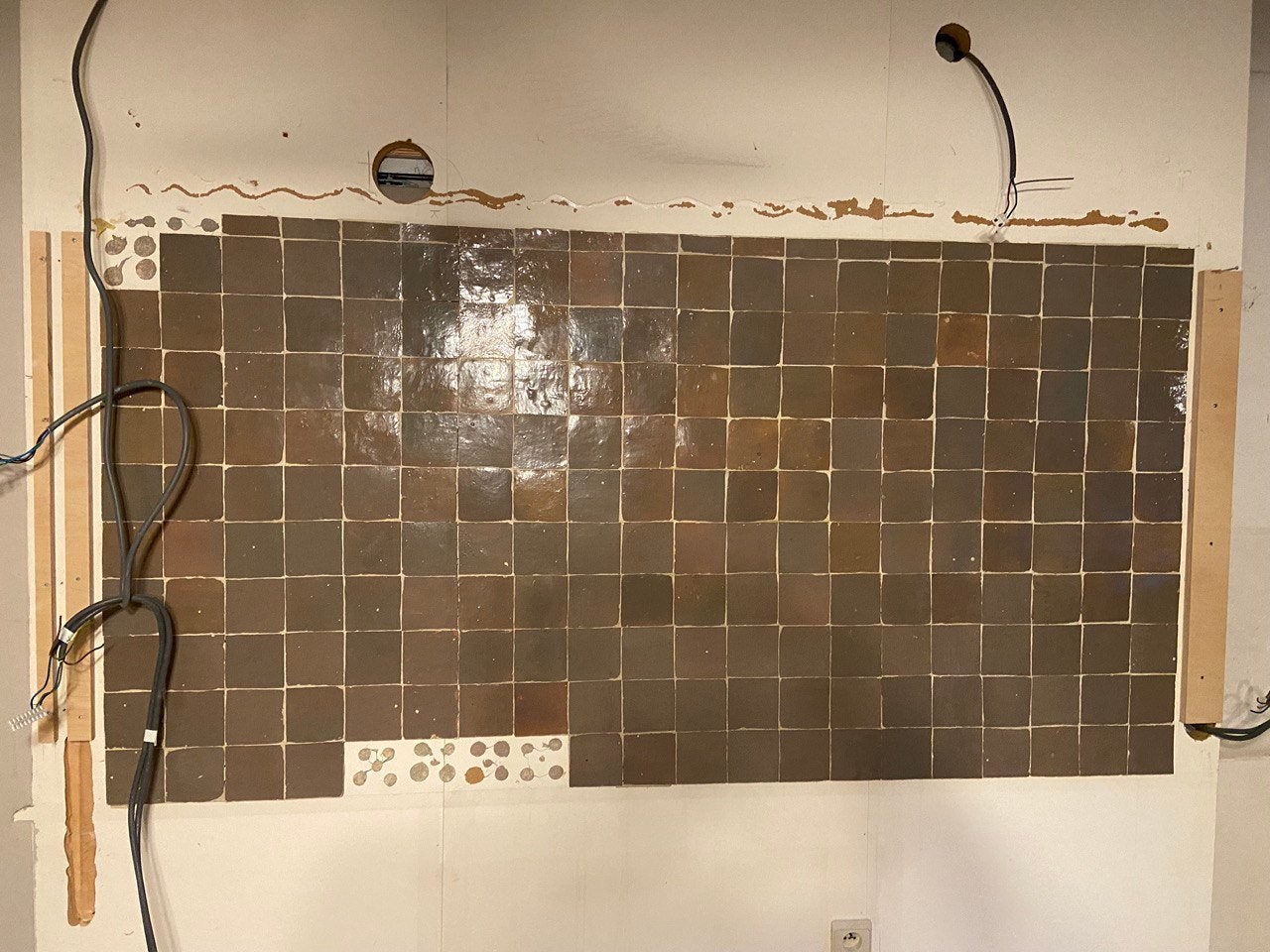 Handgemaakte tegels keuken., Ophalen, Zo goed als nieuw