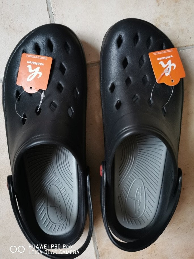 pantoffels/sandalen maat 46, Sandalen, Verzenden, Zwart, Nieuw