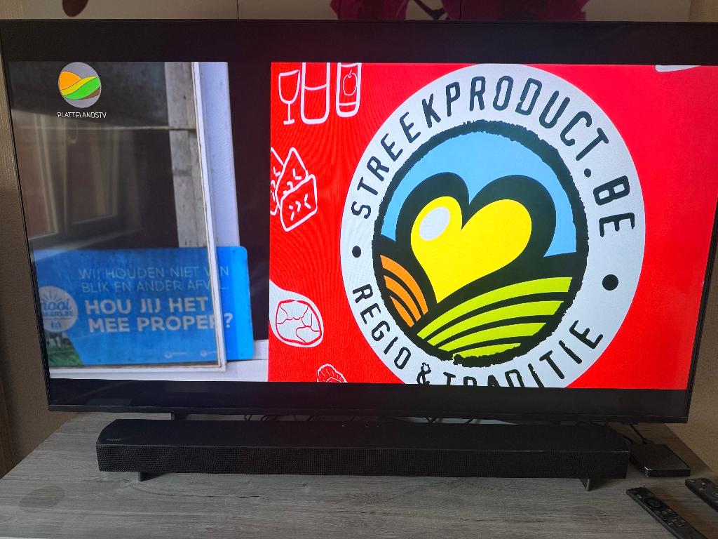 samsung led tv met soundbar+sub ., Ophalen, LED, Zo goed als nieuw, Samsung