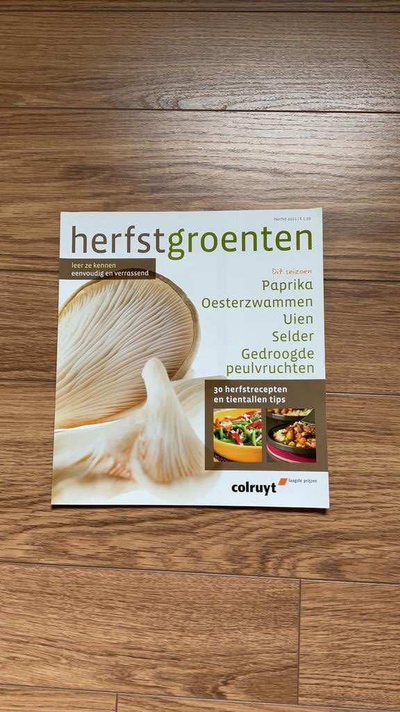Herfstgroenten Colruyt, Boeken, Ophalen, Gelezen