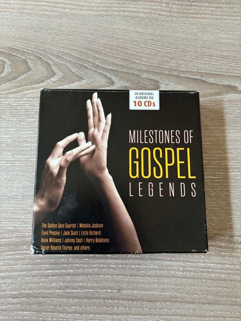 10 cdbox. Milestones of gospel legends, 20 original albums, Cd's en Dvd's, Cd's | Religie en Gospel, Ophalen of Verzenden, Zo goed als nieuw