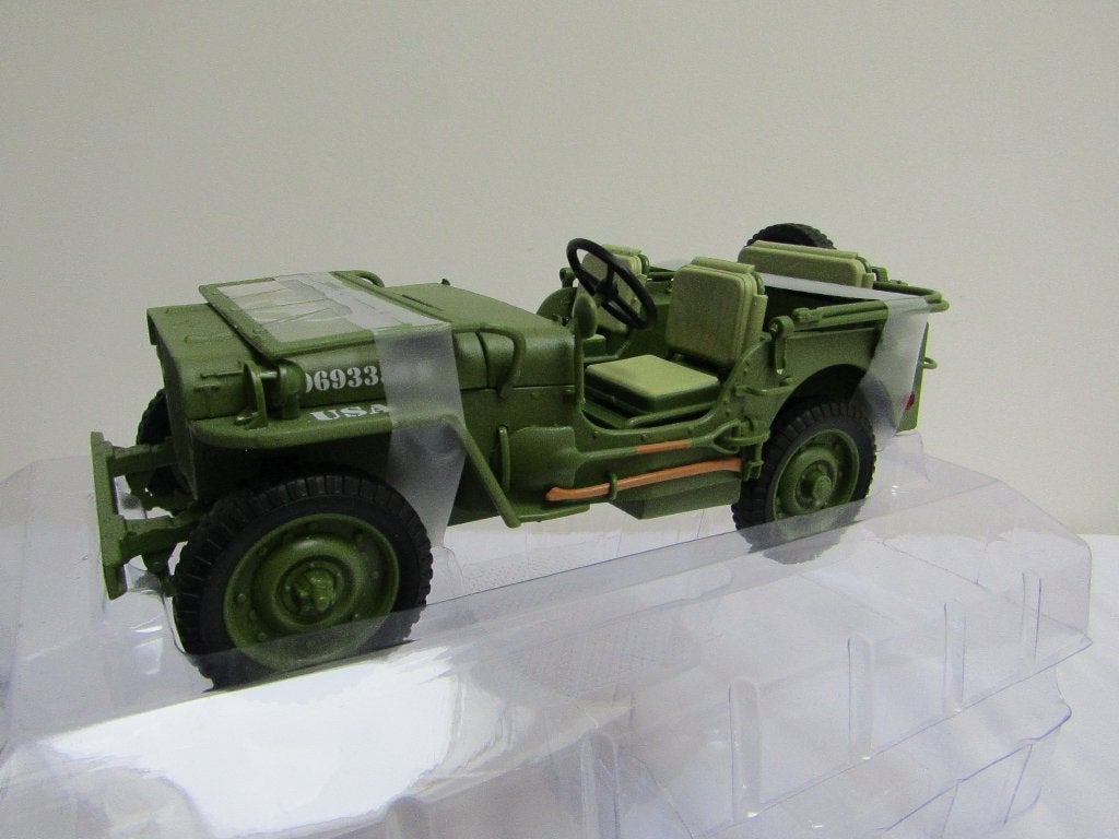 Willys Army USA jeep -  American diorama 1:18, Enlèvement ou Envoi, Comme neuf, Voiture, Autres marques