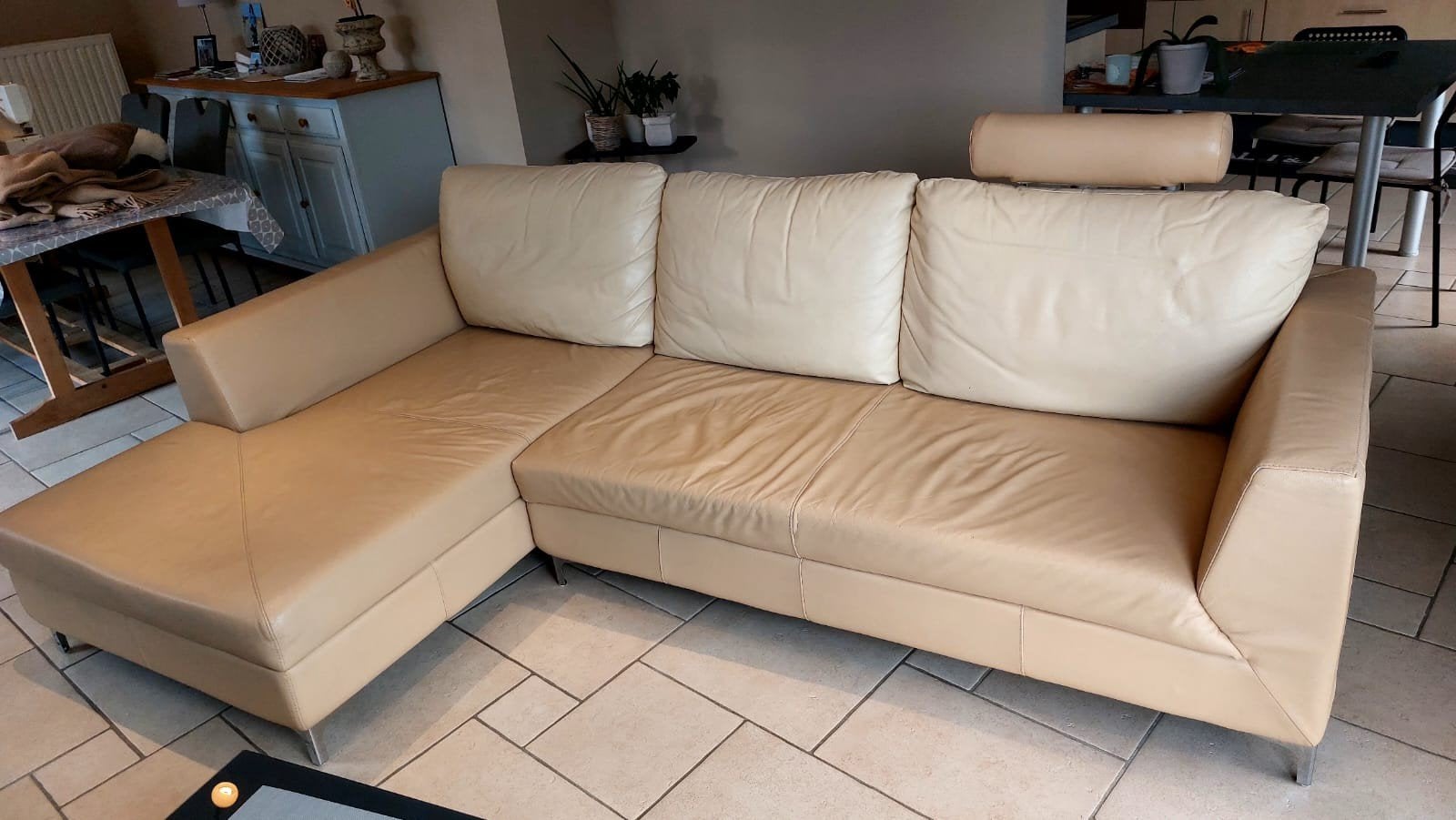 lederen salon, Ophalen, Gebruikt, Leer
