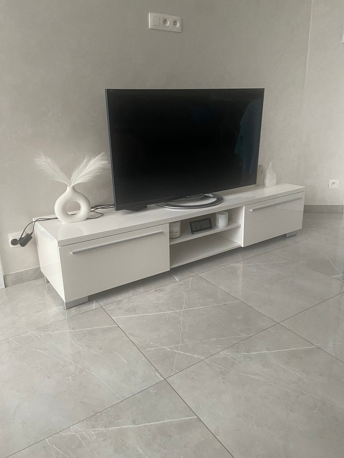 Moderne tv meubel , in nieuw staat, geen schade, Enlèvement, Comme neuf