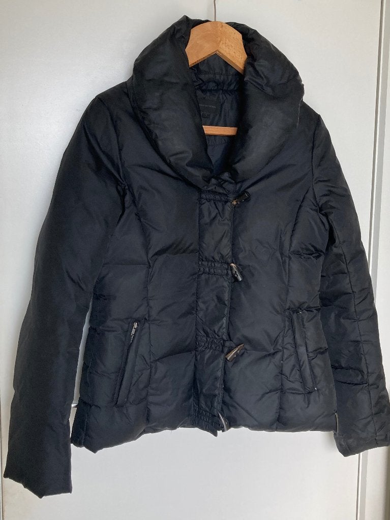"Mer Du Nord " zwarte dames winter/duffeljas-large ZGNA, Zwart, Maat 42/44 (L), Ophalen of Verzenden, Zo goed als nieuw