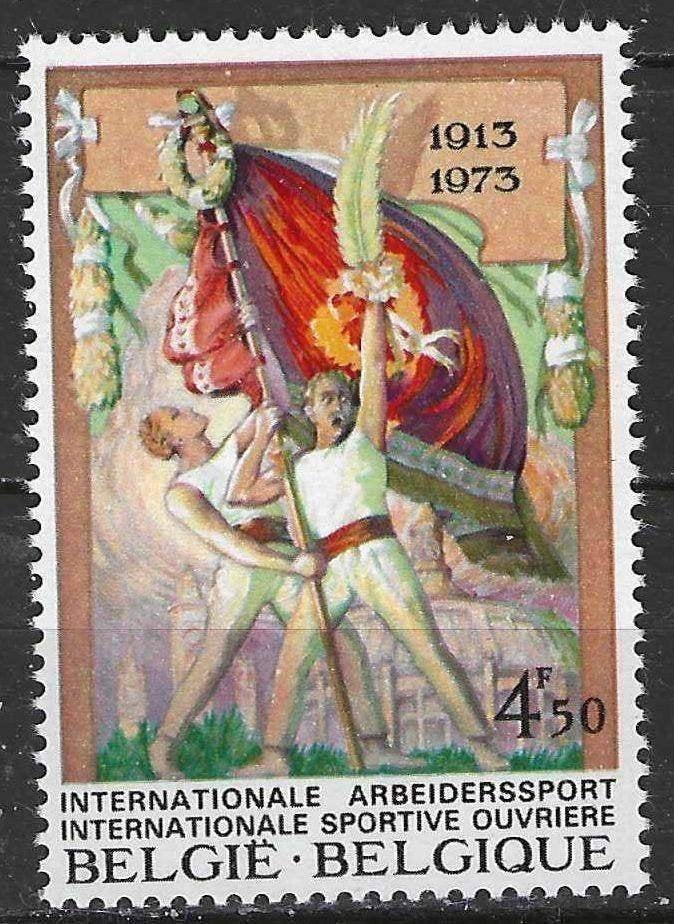 Belgique 1973 - Yvert 1666/OBP 1674 - Sport ouvrier (PF), Timbres & Monnaies, Envoi, Non oblitéré, Neuf, Sport