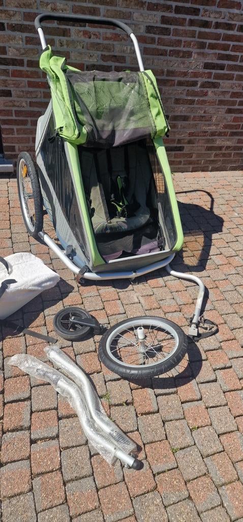 Croozer en toebehoren en extra zitje baby of peuter, Enlèvement