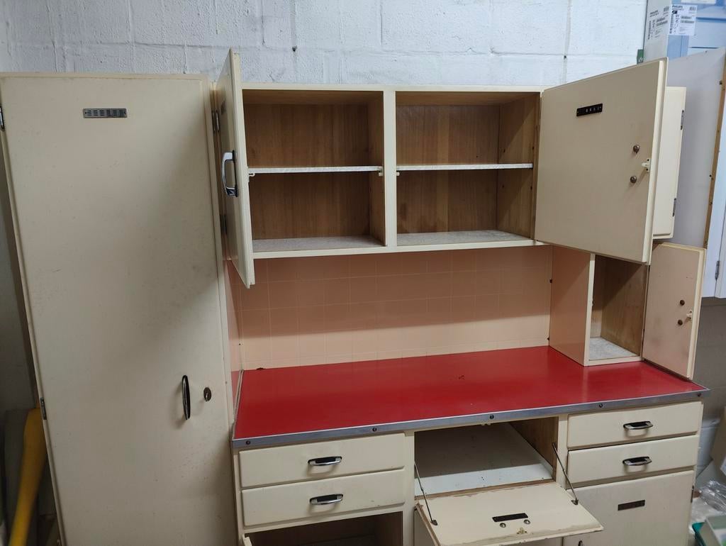 Vintage keukenmeubel jaren 70, Huis en Inrichting, Kasten | Secretaires, Ophalen