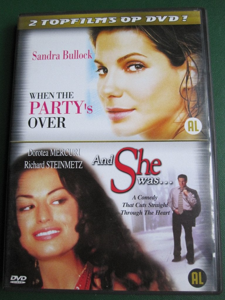 When the Party's Over + And She Was (2 films op 1 DVD), Cd's en Dvd's, Engels, Alle leeftijden, Nederlands, Romantische komedie