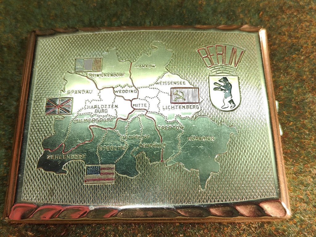 étui a cigarette  force militaire Allemagne, Collections, Enlèvement ou Envoi