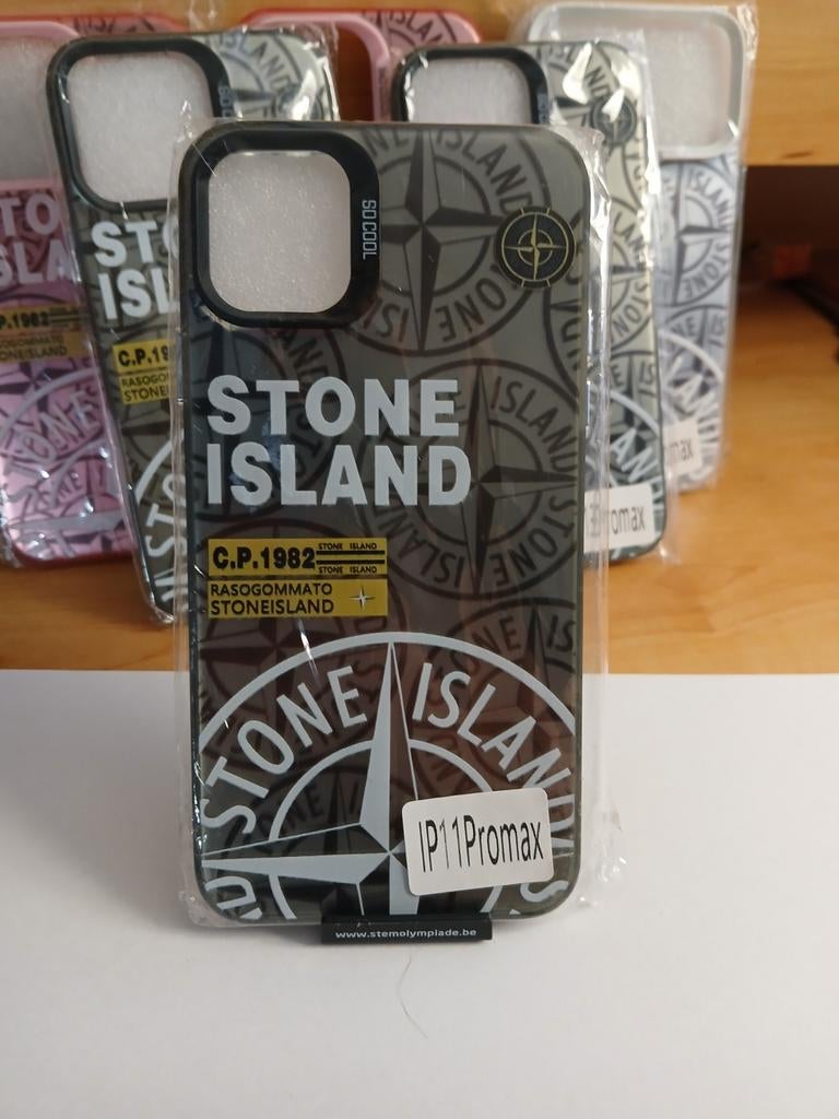 Stone Island hoesje (iphone 11 pro max), Zwart, Overige typen, Nieuw, Ophalen of Verzenden