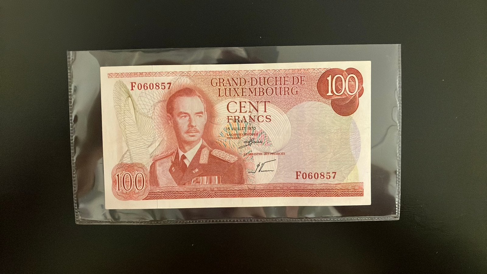100 francs Luxembourg/Luxemburg 1970 - AuNC, Enlèvement ou Envoi