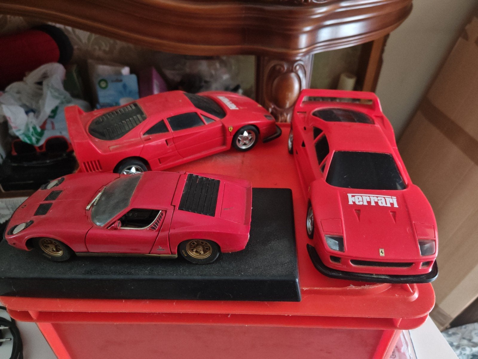 1989 Voiture RC vintage Ferrari F40 - Made in Macau, Enlèvement, Voiture