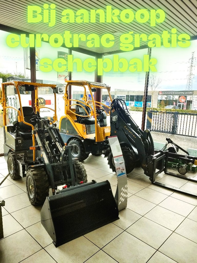Eurotrac wiellader  W10 ,11,12 aan huis geleverd Nieuw, Ophalen, Wiellader of Shovel