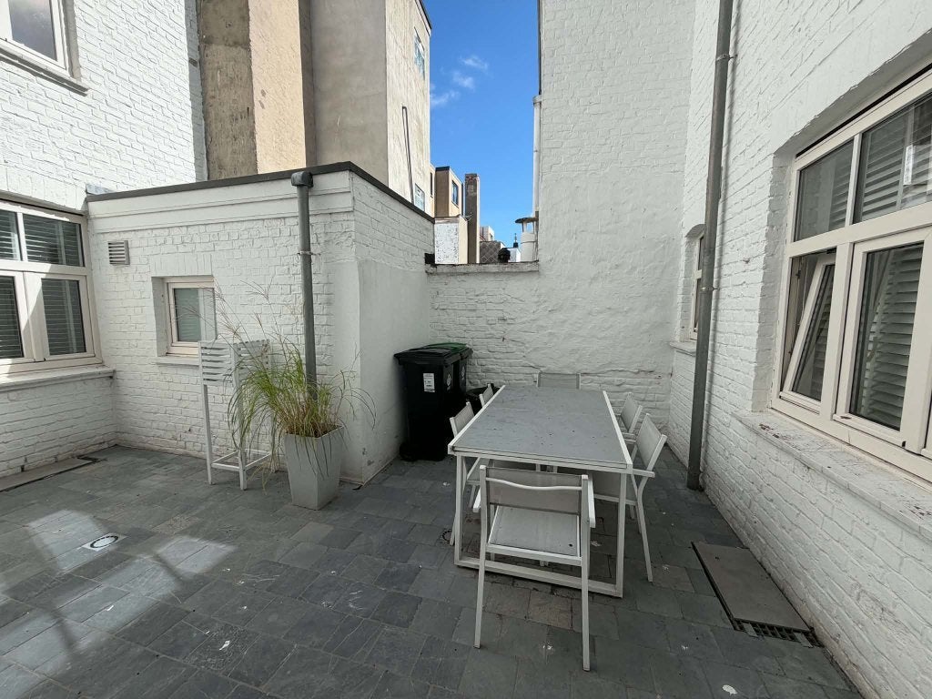 Luxe tuinset / terrasset met 6 stoelen - wit, Tuin en Terras, Ophalen, Gebruikt, Aluminium, Tuinset