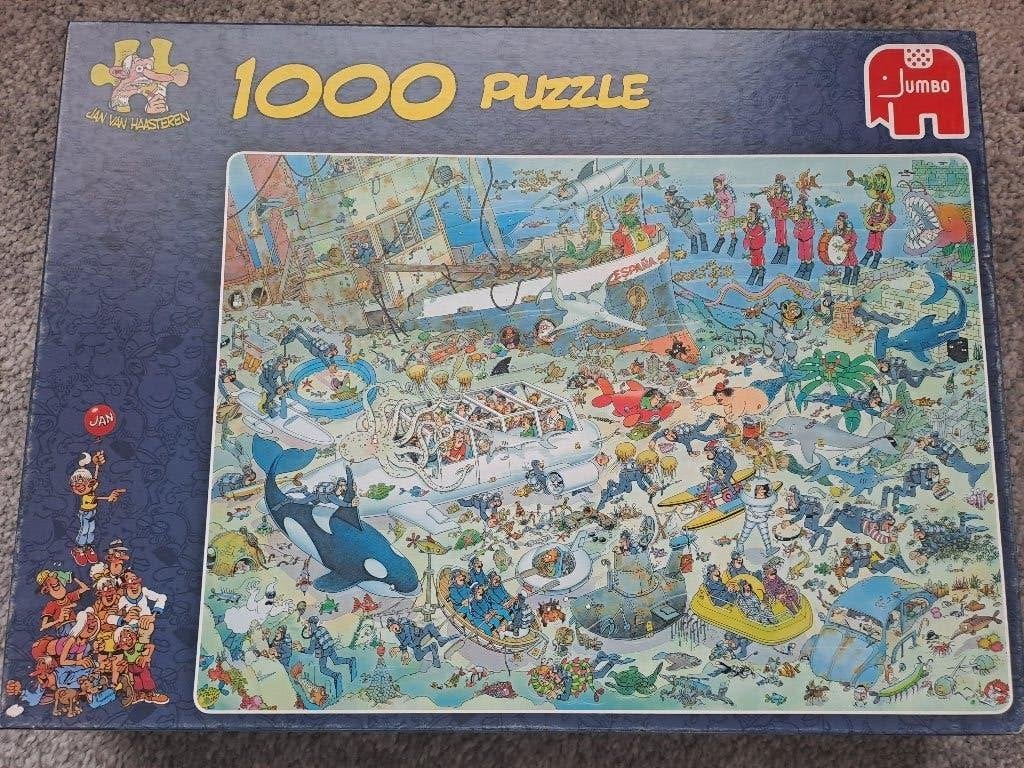 Van haasteren puzzel, Ophalen, 500 t/m 1500 stukjes, Gebruikt, Legpuzzel