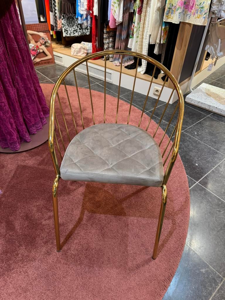 2 Gouden stoeltjes, Huis en Inrichting, Stoelen, Ophalen, Overige materialen, Twee, Nieuw