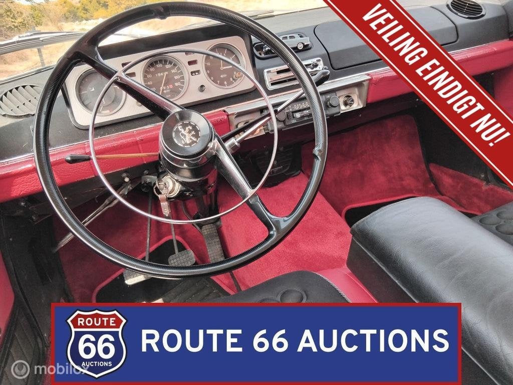 Peugeot 404 Super Luxe | 1967 | Route 66 Auctions, Autos, Achat, Entreprise, Boîte manuelle, Autre carrosserie