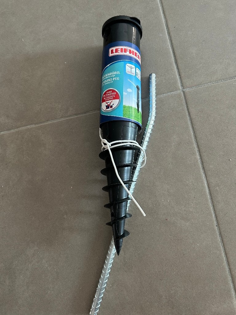 Grondanker Leifheit, Ophalen, Nieuw, Droogmolen